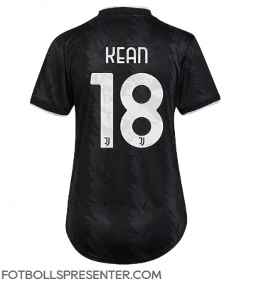 Juventus Moise Kean #18 Borta Matchtröja Dam 2022-23 Kortärmad
